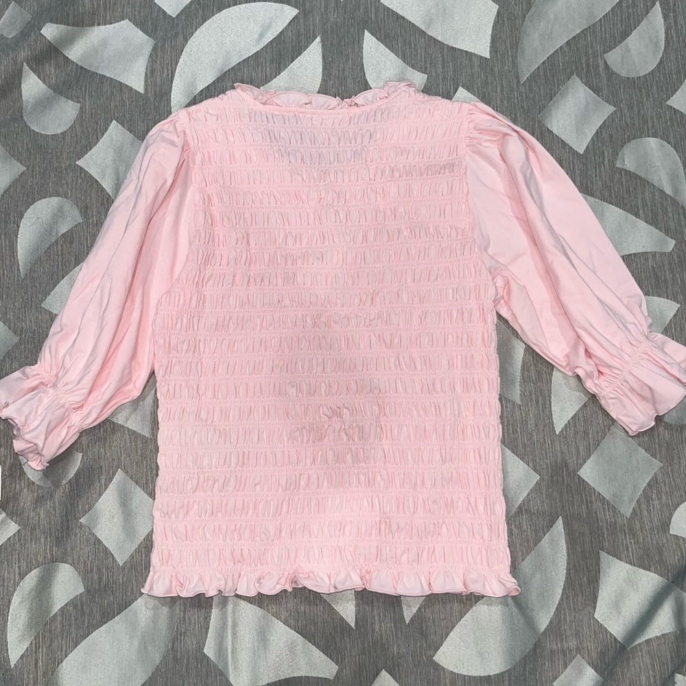 Pink ruffled blouse - Picture 4 of 4